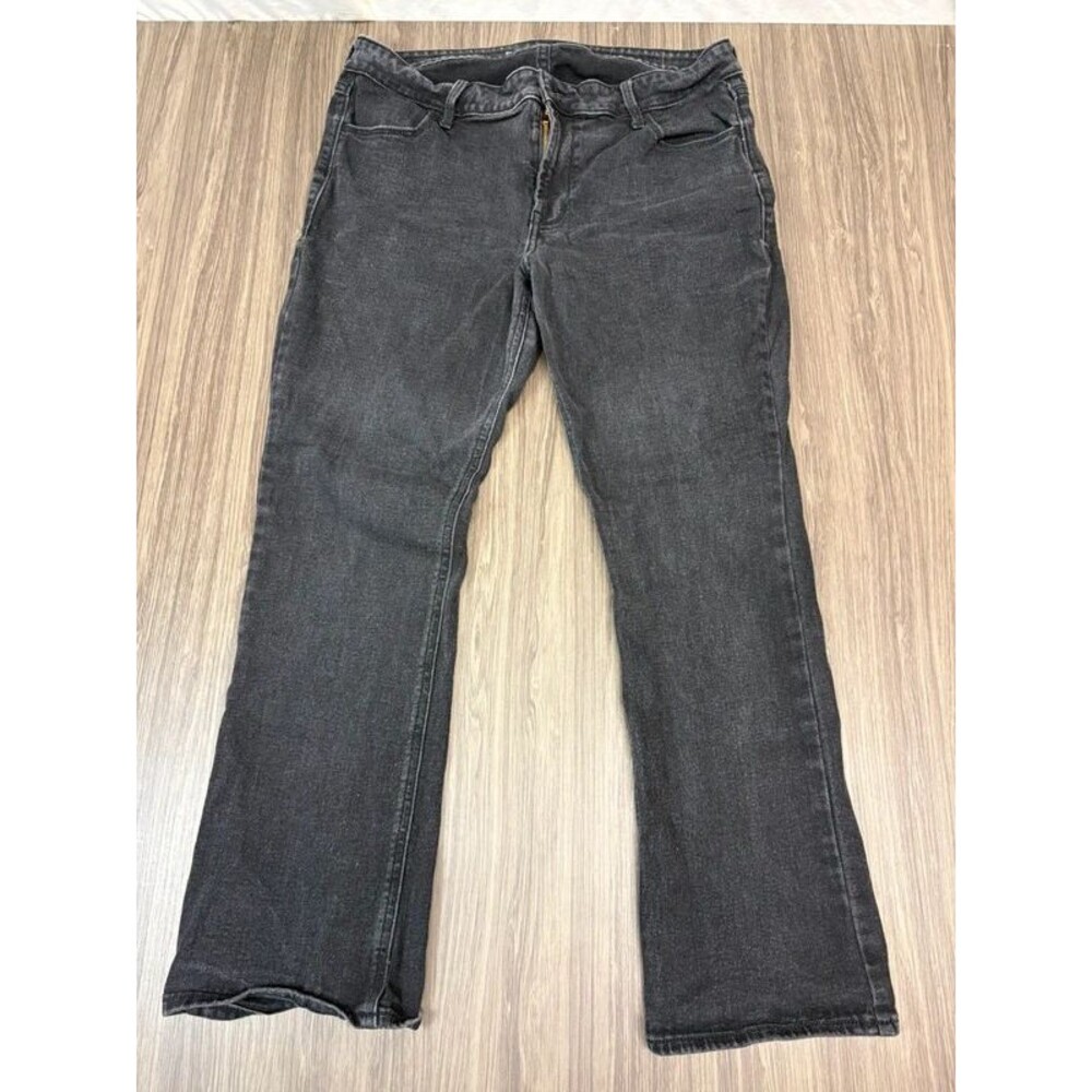 Old Navy Size 14 Short Mid Rise Boot Cut Black Jeans